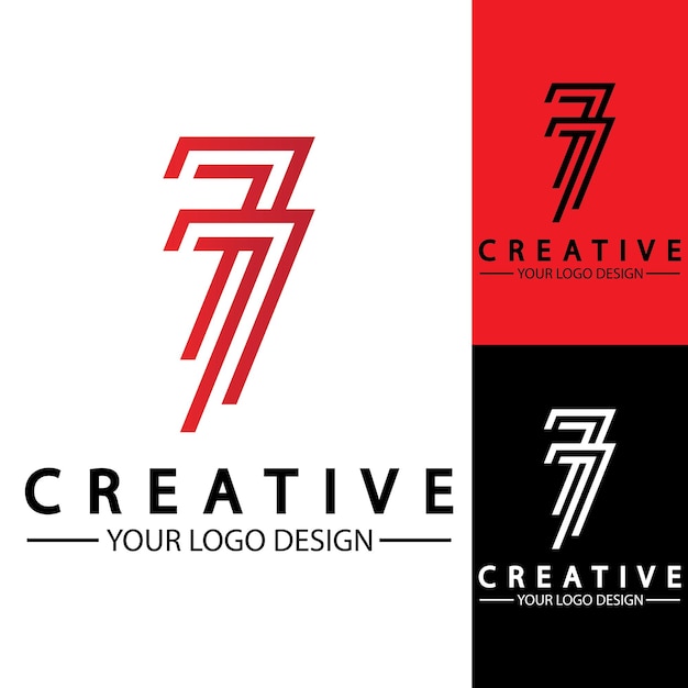Ilustración de vector de imagen número 77 de diseño de logotipo