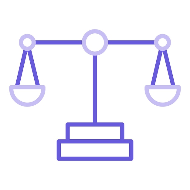 Ilustración del vector de imparcialidad