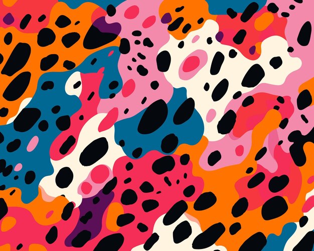 Ilustración De Vector De Impresión Moderna Fondo Transparente Con Estampado De Leopardo Stephen Ormandy