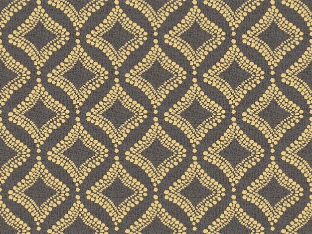 Ilustración de vector de impresión de tela de diseño de patrón de repetición de estilo ornamento