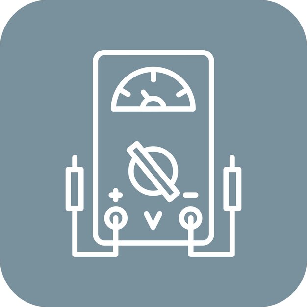 Ilustración del vector del indicador de tensión