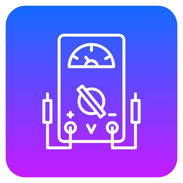 Ilustración del vector del indicador de tensión