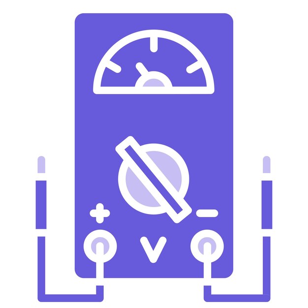 Ilustración del vector del indicador de tensión