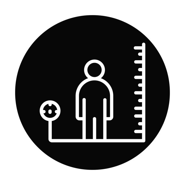 Ilustración del vector del índice de masa corporal