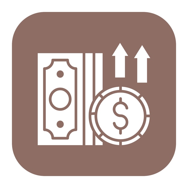 Ilustración del vector de la inflación