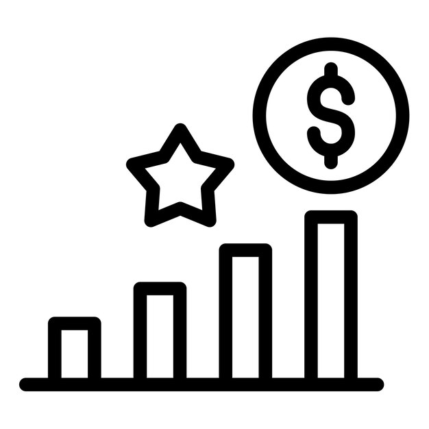 Ilustración del vector de ingresos