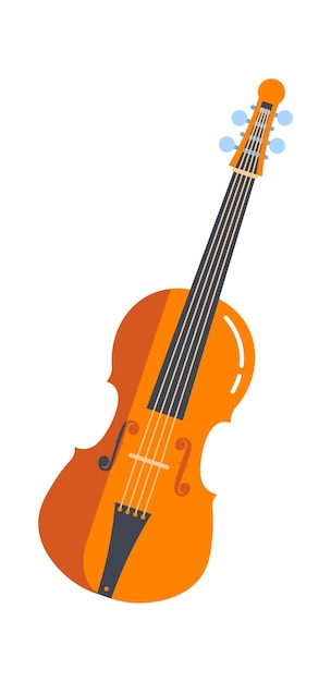 Ilustración de Vector de instrumento musical de violín