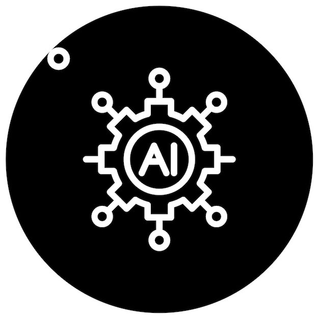 Ilustración de vector de inteligencia artificial