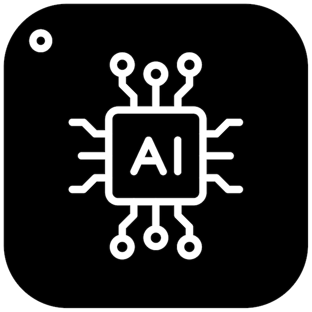 Ilustración de vector de inteligencia artificial