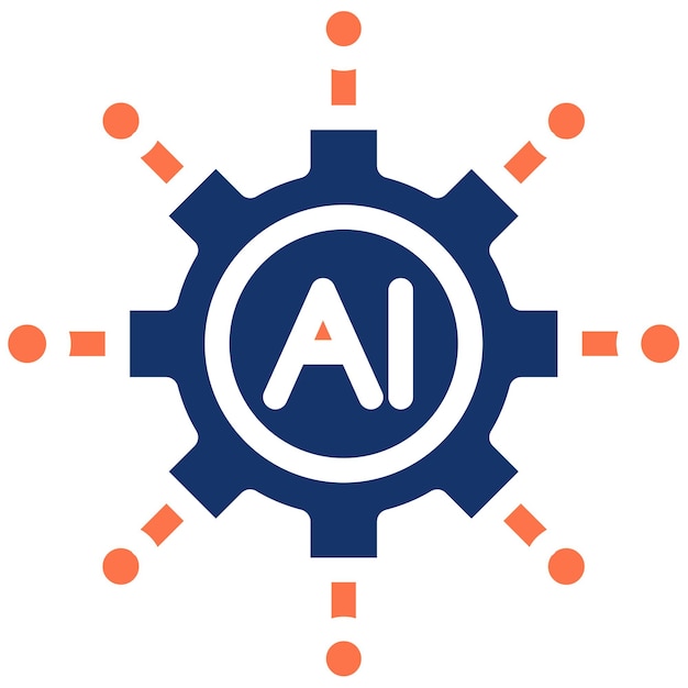 Ilustración de vector de inteligencia artificial