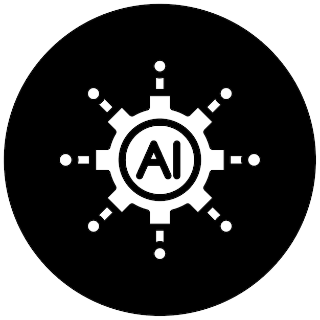 Ilustración de vector de inteligencia artificial