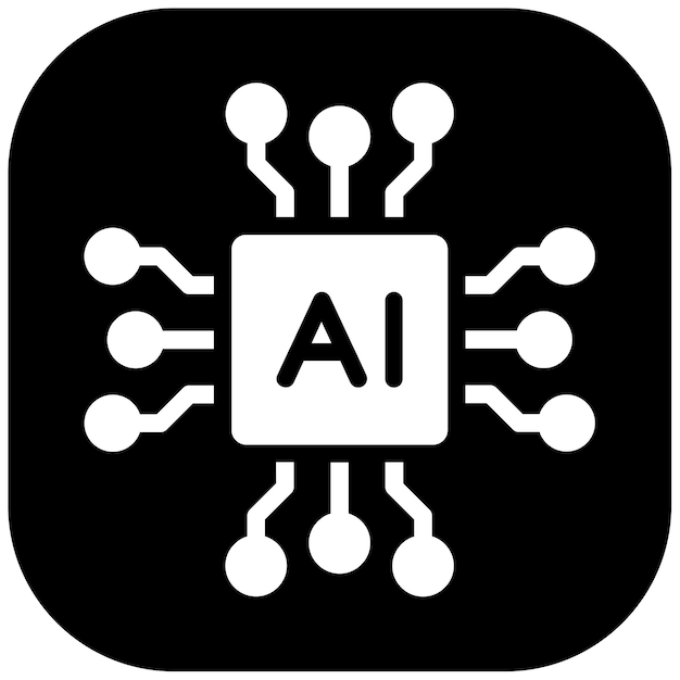 Ilustración de vector de inteligencia artificial