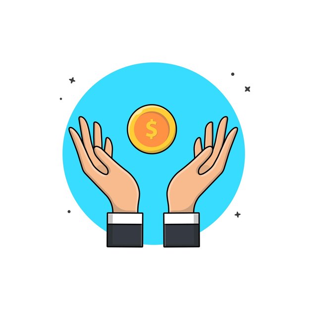 Ilustración del vector de inversión empresarial Diseño del concepto de inversión