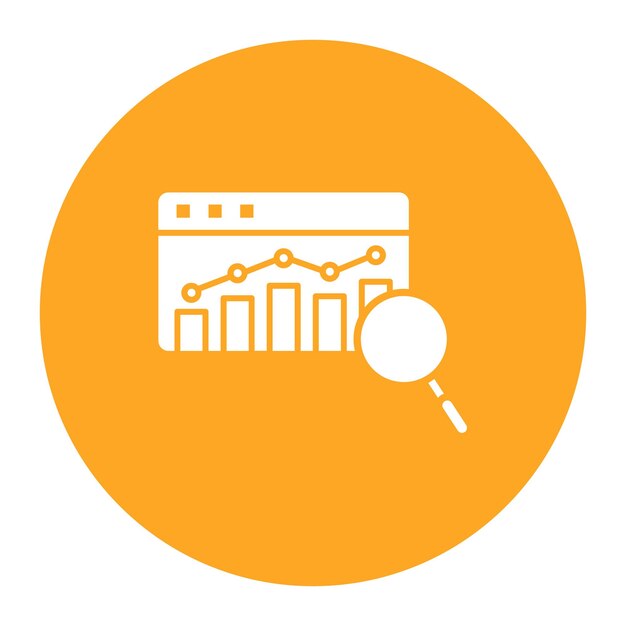 Ilustración del vector de la investigación de marketing