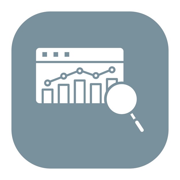 Ilustración del vector de la investigación de marketing