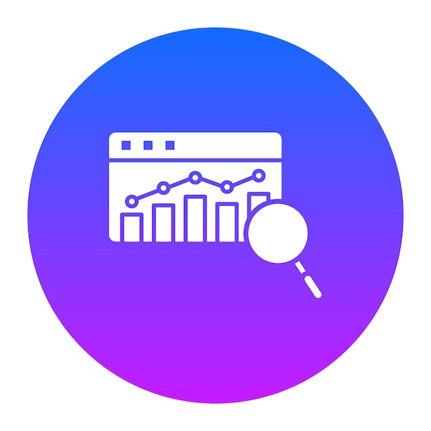 Ilustración del vector de la investigación de marketing