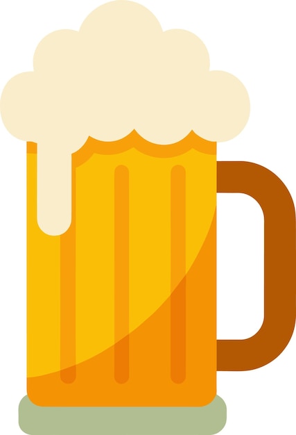 Ilustración de vector de jarra de cerveza dibujada a mano