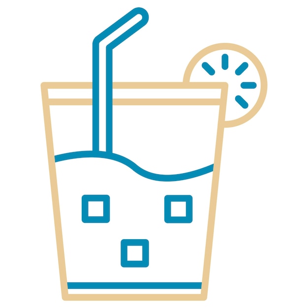 Ilustración del vector del jugo de naranja