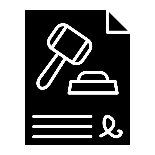 Ilustración del vector de juicio