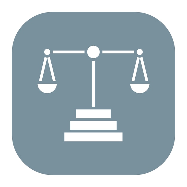 Ilustración del vector de la justicia