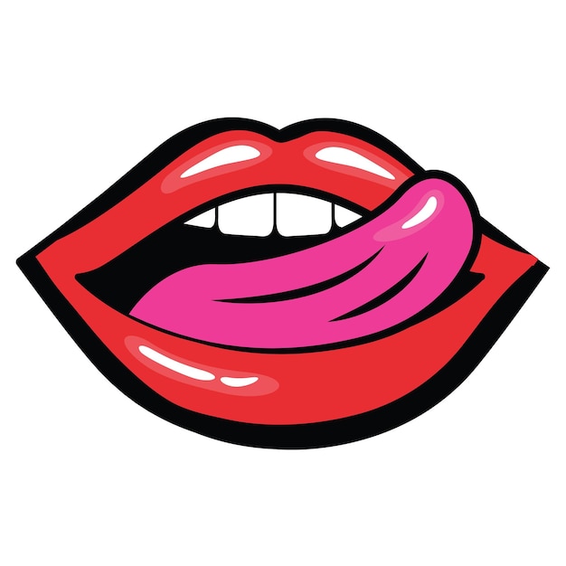 Ilustración de vector de labios