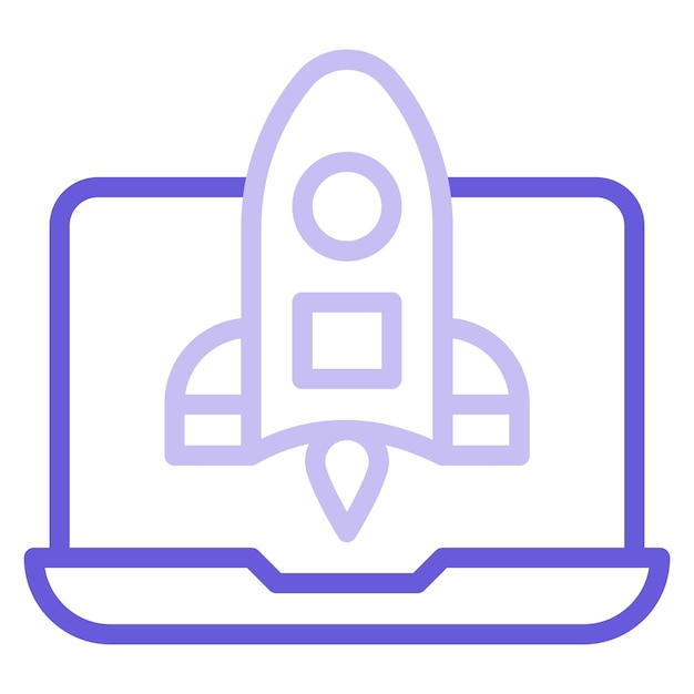 Ilustración del vector de lanzamiento del proyecto