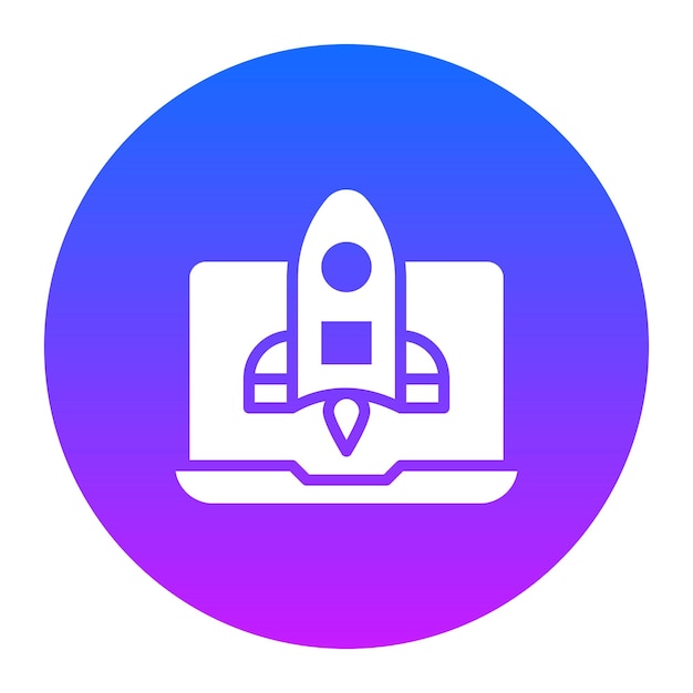 Ilustración del vector de lanzamiento del proyecto