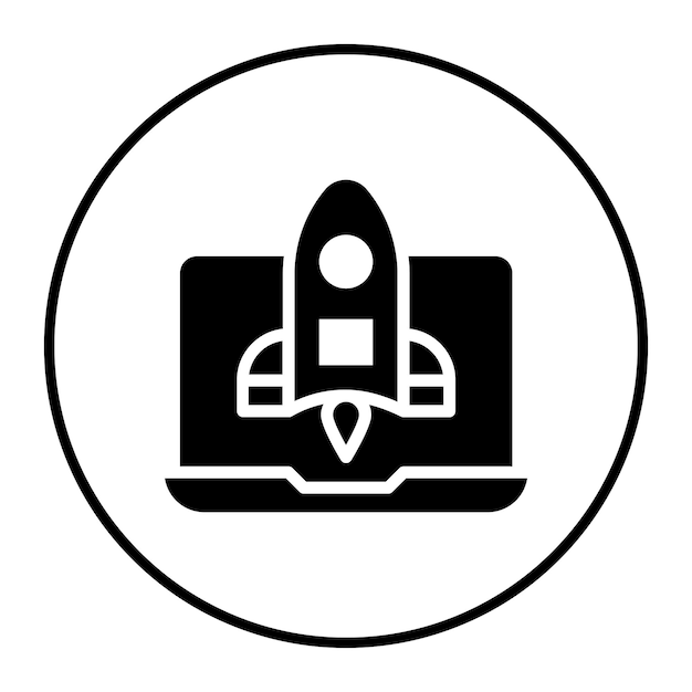 Ilustración del vector de lanzamiento del proyecto
