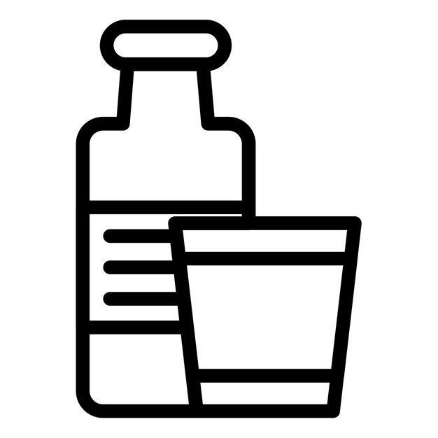 Ilustración del vector de la leche