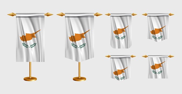Ilustración de vector libre de la bandera de Chipre