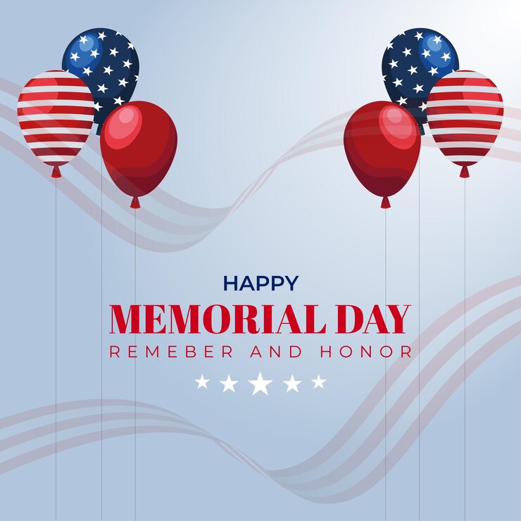 Ilustración de vector libre usa memorial day