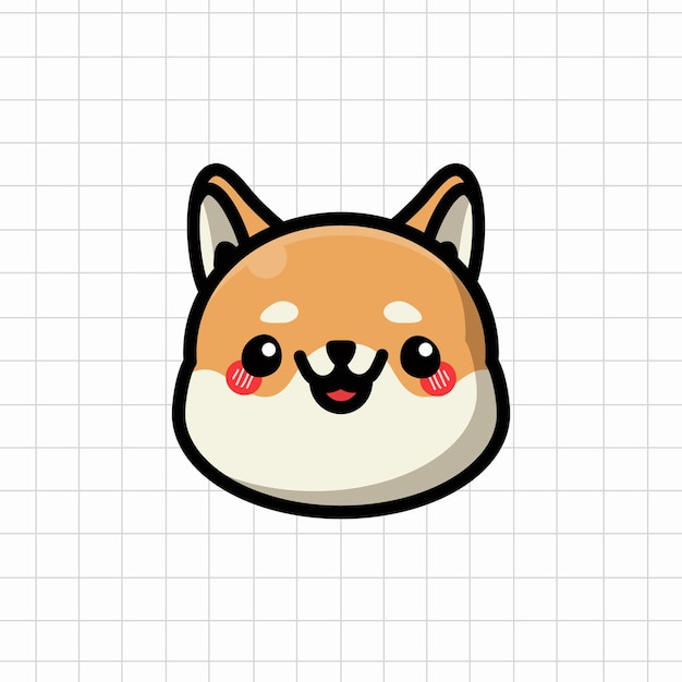 Ilustración de vector de lindo perro