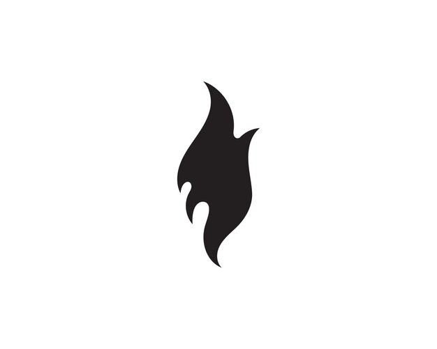 Ilustración de vector de llama de fuego