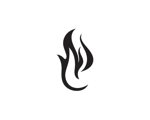 Ilustración de vector de llama de fuego