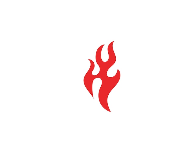 Ilustración de vector de llama de fuego