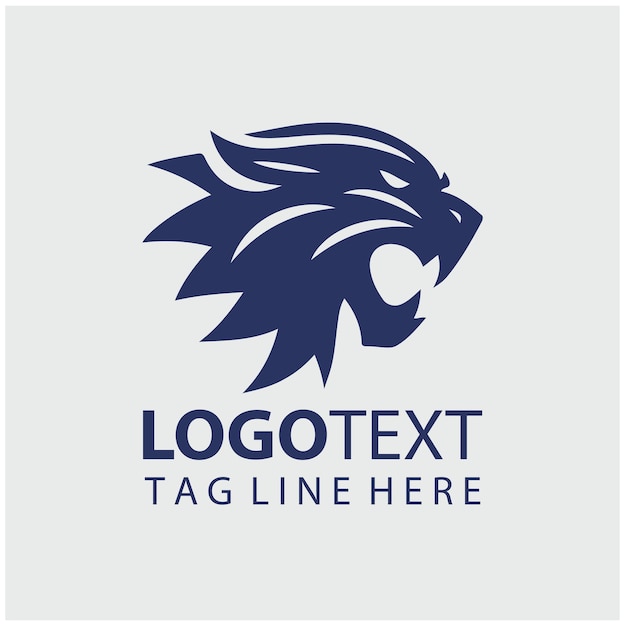 Ilustración del vector de llama del logotipo