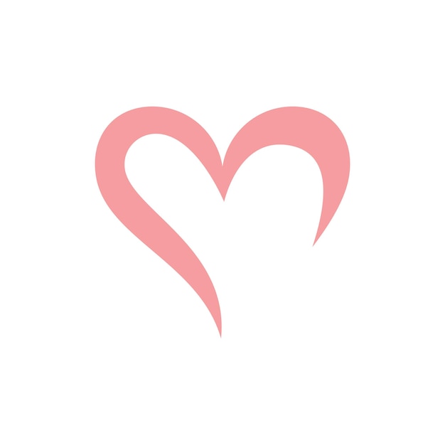 Ilustración de vector de logo de amor