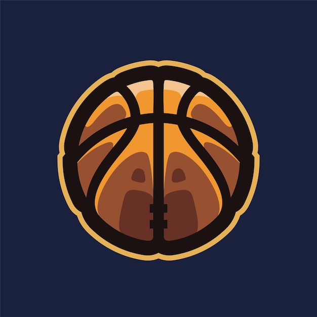 Vector ilustración de vector de logo de baloncesto