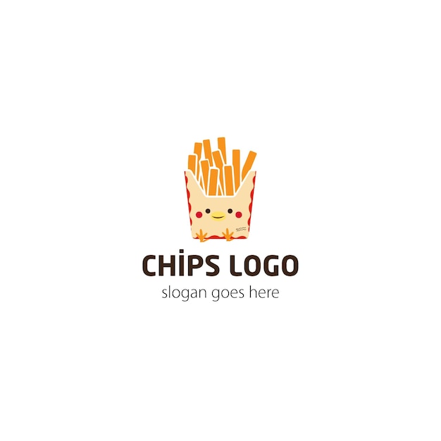 Ilustración de vector de logotipo de chips