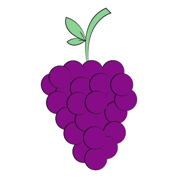 Ilustración de vector de logotipo de fruta