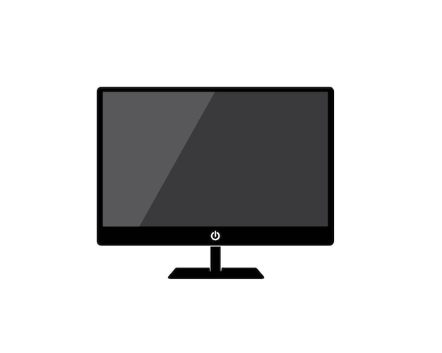Ilustración de vector de logotipo de icono de televisión