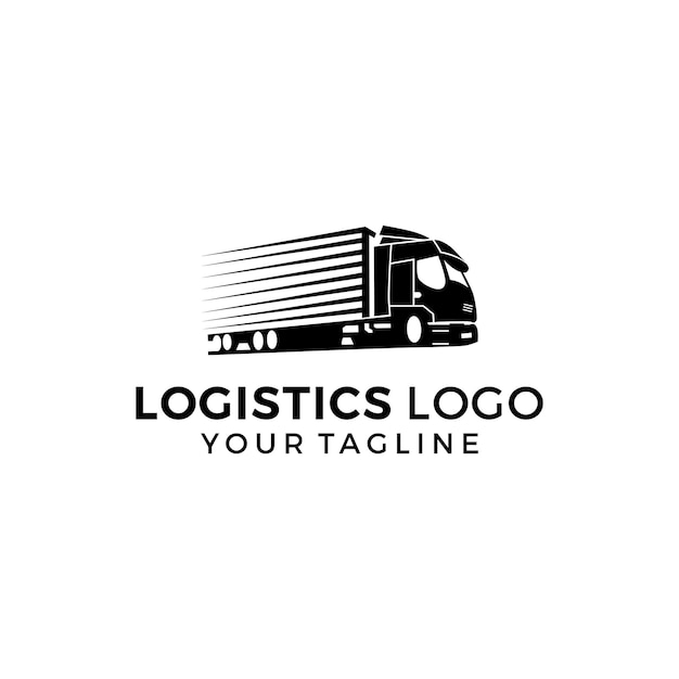 Ilustración de vector de logotipo de logística