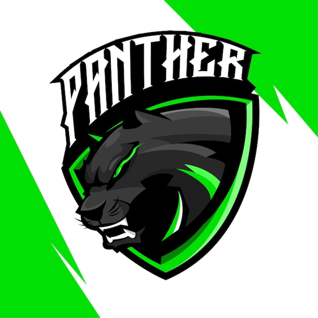 ILUSTRACIÓN DEL VECTOR DEL LOGOTIPO DE LA MASCOTA PANTHER ESPORT