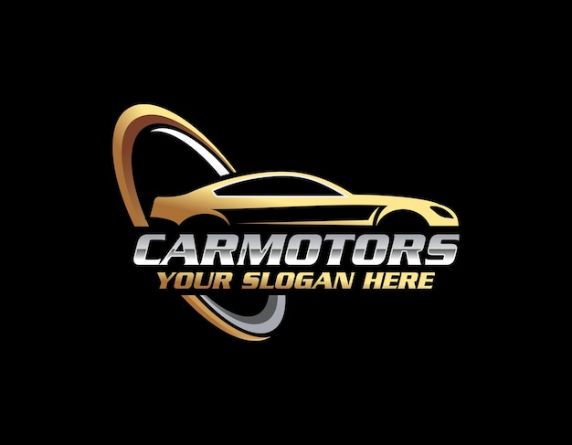 Ilustración de vector de logotipo de servicio de coche de reparación de automóviles