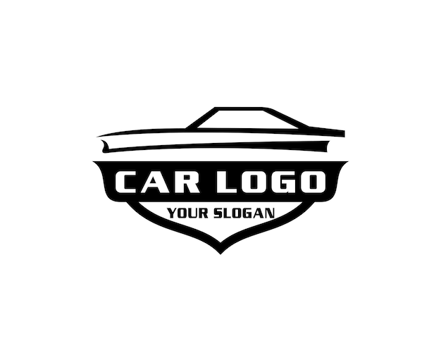Ilustración de vector de logotipo de servicio de coche de reparación de automóviles