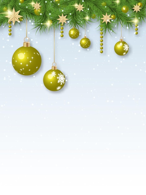 Ilustración de vector de lujo de Navidad y año nuevo