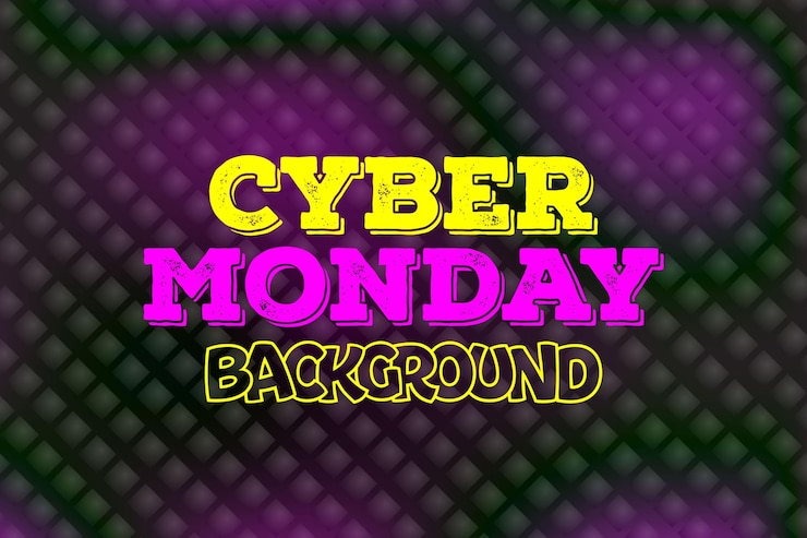 Vector ilustración de vector de lunes cibernético diseño de diseño de banner de venta de lunes cibernético fondo de lunes cibernético