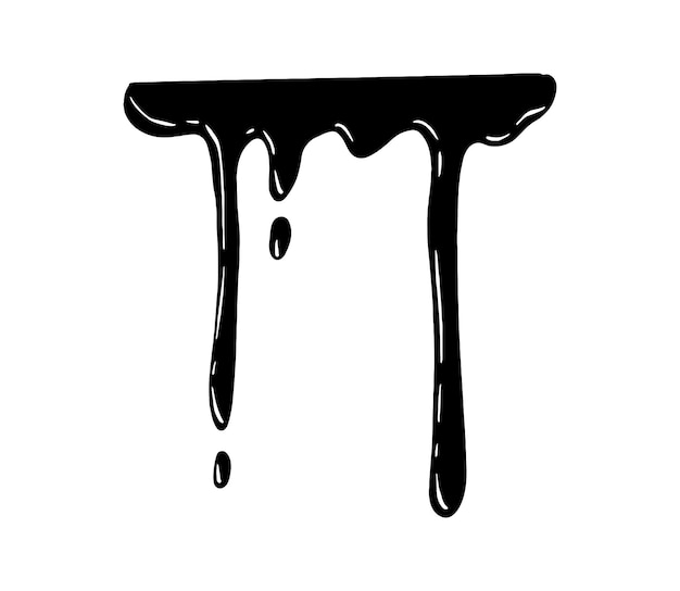 Ilustración de vector de mancha negra