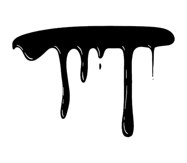 Ilustración de vector de mancha negra