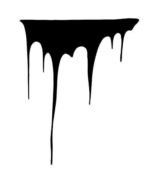 Ilustración de vector de mancha negra